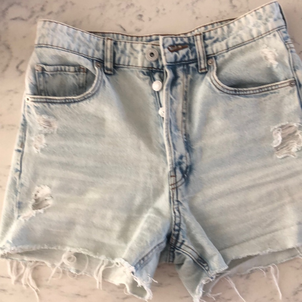 H&M Denim Button Up Shorts